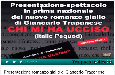 Ancona - Chi mi ha ucciso? - Prima nazionale del nuovo libro di Giancarlo Trapanese