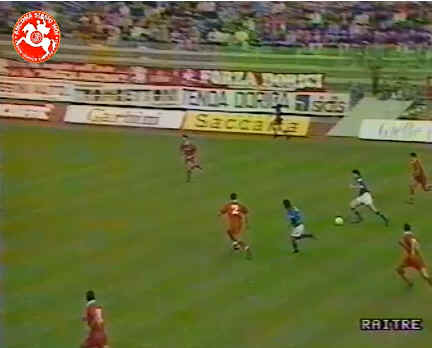 Ancona - Brescia 5-1 Stagione 1992/1993 - servizio Tg3