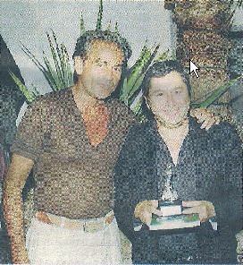 Consegna del premio Nettuno d'Argento a Giancarlo trapanese, nella spendida cornice del Miu J'Adore
