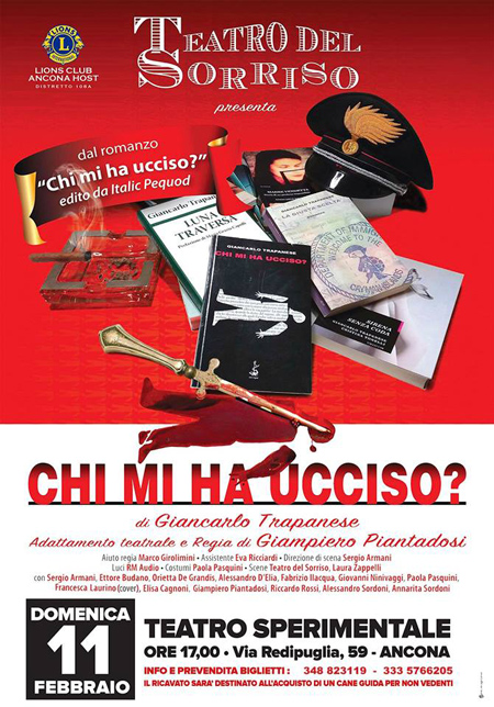 Chi mi ha ucciso? Ancona, Teatro Sperimentale - Domenica 11 Febbraio 2018, ore 17:00