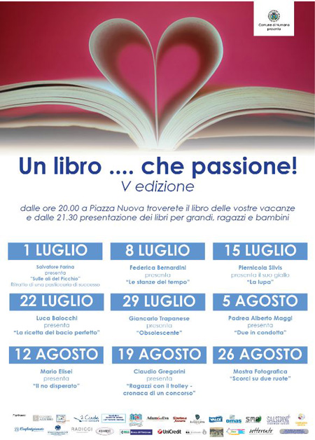 Obsolescente, presentazione a Numana, un libro che passione, 29 Luglio 2019, ore 21:30