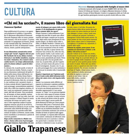 Recensione di Francesca Cipolloni sul giornale on-line Emmaus Settimanale