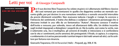 Giuseppe Campanelli recensisce il romanzo 